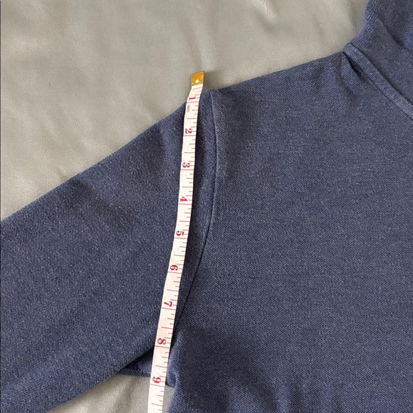 Ralph Lauren Blue Polo Bear Ski Mesh Sweater Shirt Size 14-16/L 100% Cotton - Picture 9 of 13